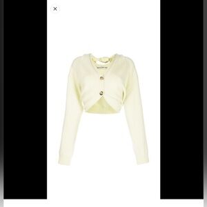 Alexander Wang back knot cardigan in cashmere wool